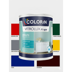 Vitrolux Sintetico Al Agua Colores
