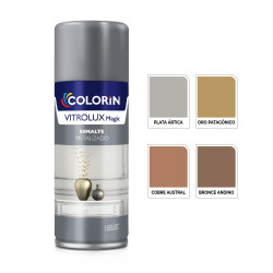 Aerosol vitrolux Metalizado 3en1