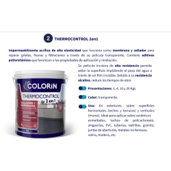 Membrana Transparente Colorin